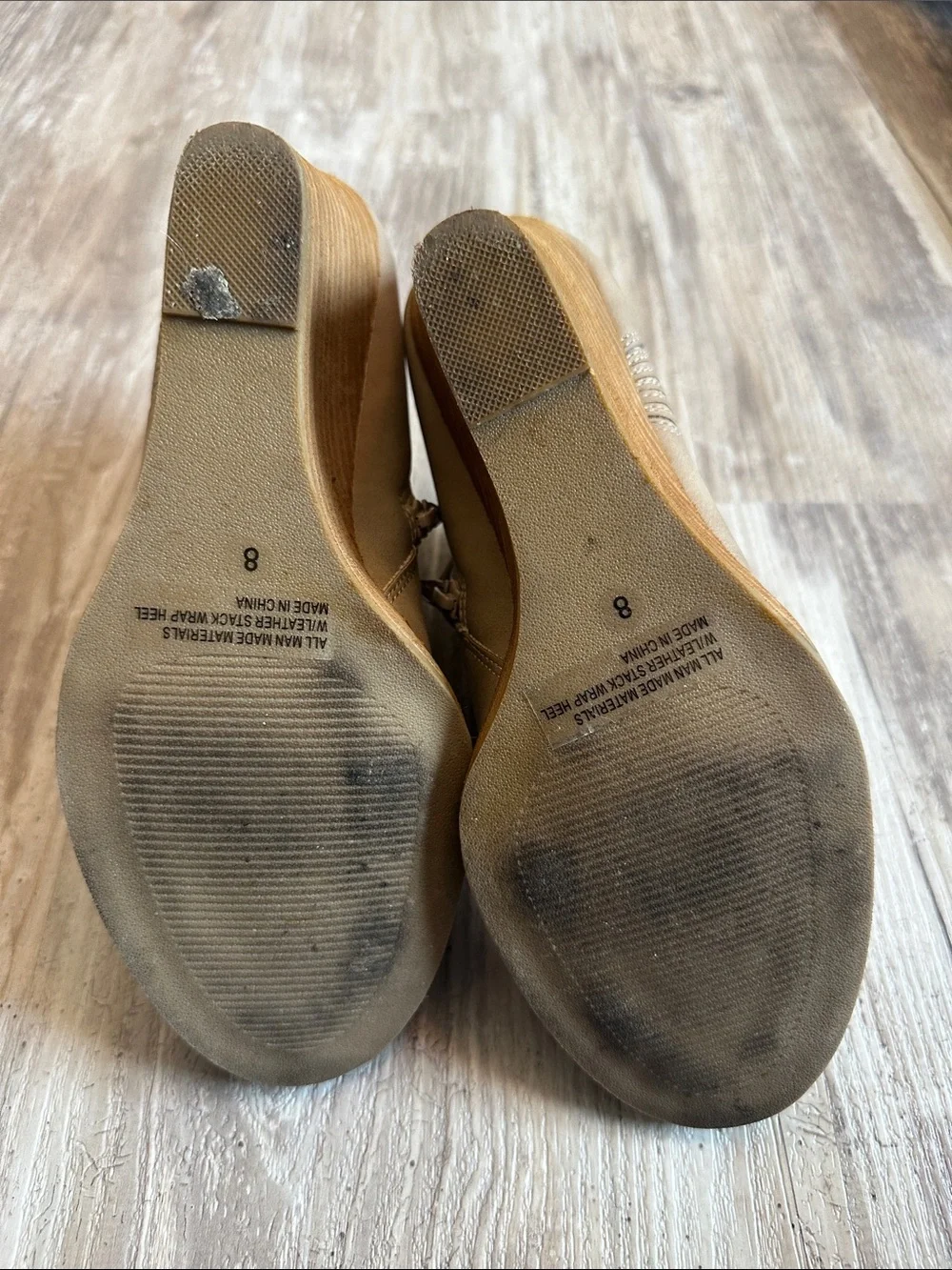DV by Dolce Vita Taupe Tan Wedge  3.25” heel